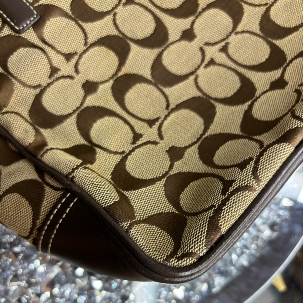 Coach 2006 vintage Signature tote shoulder handbags EUC - Picture 11 of 14